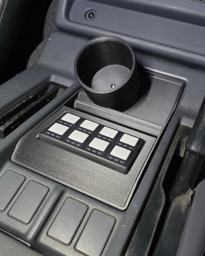 Console Insert Haltech Keypad / Cup Holder for Nissan GQ Y60 Patrol